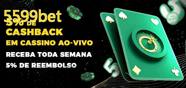 Promoções do cassino ao Vivo 5599bet